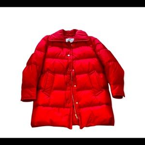 Prada red down jacket in excellent condition